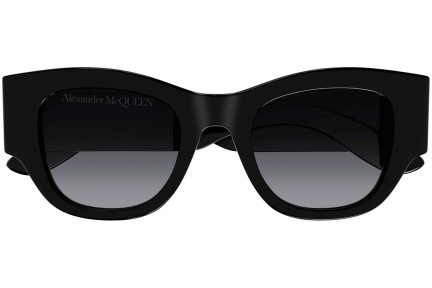 Okulary przeciwsłoneczne Alexander McQueen AM0420S 001 Kwadratowe Czarne