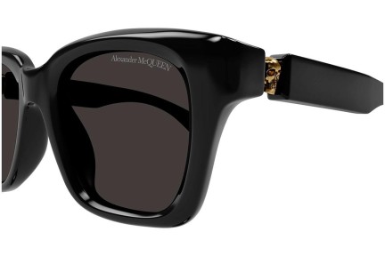 Okulary przeciwsłoneczne Alexander McQueen AM0432SA 001 Kwadratowe Czarne