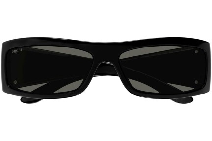 Okulary przeciwsłoneczne Gucci GG1492S 007 Nieregularny Czarne