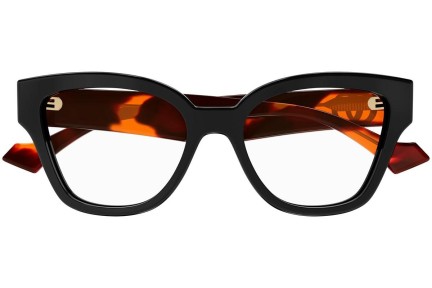 Okulary korekcyjne Gucci GG1424O 007 Nieregularny Czarne