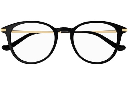 Okulary korekcyjne Gucci GG1466OA 001 Okrągłe Złote
