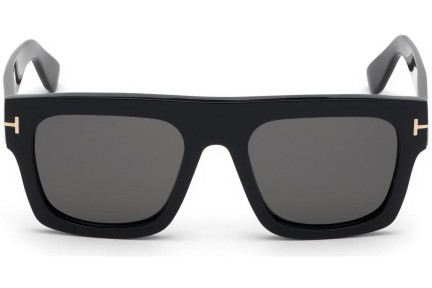 Ochelari de soare Tom Ford Fausto FT0711 01A Flat Top Negri