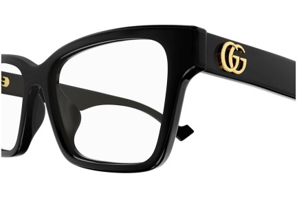 Okulary korekcyjne Gucci GG1476OK 001 Kwadratowe Czarne