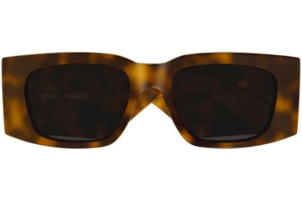 Okulary przeciwsłoneczne Saint Laurent SL654 003 Kwadratowe Havana
