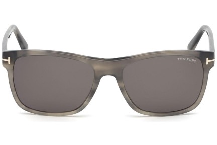 Okulary przeciwsłoneczne Tom Ford Giulio FT0698 47N Kwadratowe Brązowe