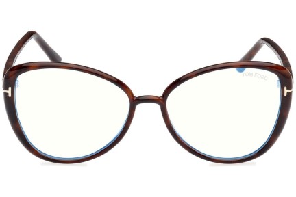 Ochelari Tom Ford FT5907-B 052 Cat Eye Havana