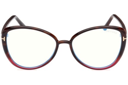 Ochelari Tom Ford FT5907-B 055 Cat Eye Havana