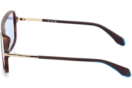 Okulary przeciwsłoneczne Adidas Originals OR0100 52V Kwadratowe Havana
