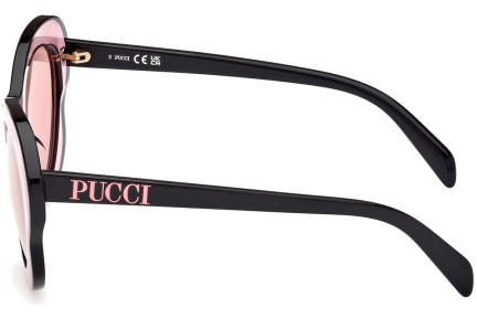 Ochelari de soare Emilio Pucci EP0221 74S Rotunzi Roz