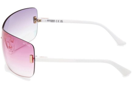 Ochelari de soare Guess GU8287 21Z Lentilă unică | Shield Albi