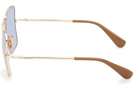 Okulary przeciwsłoneczne Max Mara Design9 MM0082 32X Kwadratowe Złote