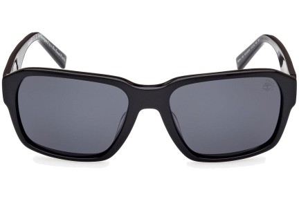 Слънчеви очила Timberland TB9343 01D Polarized Квадратни Черна