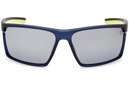 Ochelari de soare Timberland TB9333 91D Polarized Pătrați Albaștri