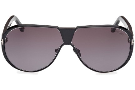 Ochelari de soare Tom Ford Vincenzo FT1072 01B Pilot Negri