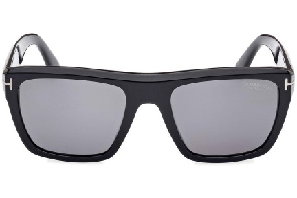 Ochelari de soare Tom Ford Alberto FT1077-N 01D Polarized Pătrați Negri