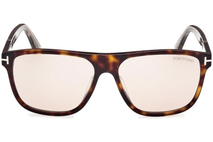 Ochelari de soare Tom Ford Frances FT1081 52E Pătrați Havana