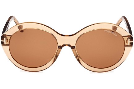 Слънчеви очила Tom Ford Seraphina FT1088 45E Заоблени Кафява