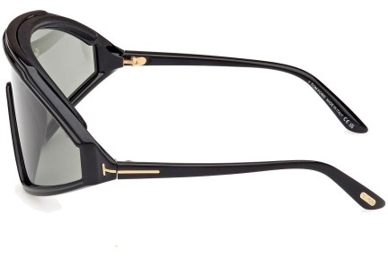Okulary przeciwsłoneczne Tom Ford Lorna FT1121 05A Pojedyncze | Shield Czarne