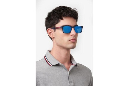 Ochelari de soare Tommy Hilfiger TH2089/S FLL/VI Dreptunghiulari Albaștri