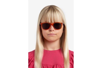 Слънчеви очила Polaroid Junior PLD8060/S L7Q/M9 Polarized Правоъгълни Оранжева