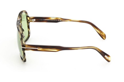 Okulary przeciwsłoneczne Tom Ford FT0884 52N Pilotki (Aviator) Havana
