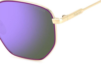 Ochelari de soare Polaroid PLD6214/S/X S9E/MF Polarized Dreptunghiulari Aurii