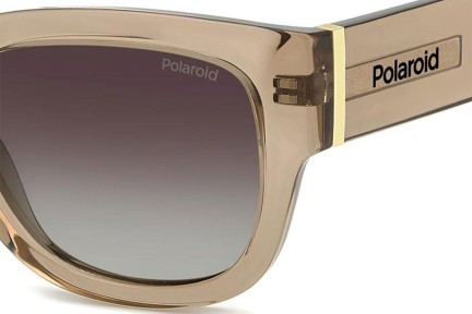 Слънчеви очила Polaroid PLD6213/S/X 10A/LA Polarized Правоъгълни Бежова