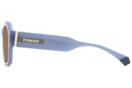 Sunčane naočale Polaroid PLD6212/S/X MVU/HE Polarized Pravokutan Plavi