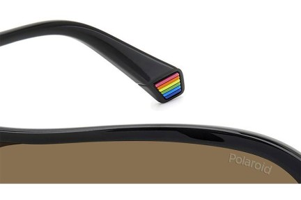 Ochelari de soare Polaroid PLD6216/S 807/SP Polarized Lentilă unică | Shield Negri