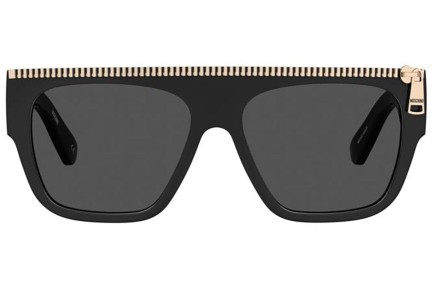 Слънчеви очила Moschino MOS165/S 807/IR Flat Top Черна