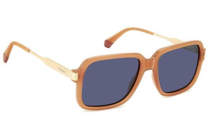 Okulary przeciwsłoneczne Polaroid PLD6220/S/X L7Q/C3 Polarized Prostokątne Pomarańczowe
