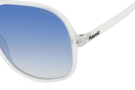 Okulary przeciwsłoneczne Polaroid PLD6217/S 2M4/Z7 Polarized Kwadratowe Przezroczyste