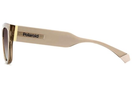 Слънчеви очила Polaroid PLD6213/S/X 10A/LA Polarized Правоъгълни Бежова