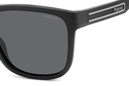 Okulary przeciwsłoneczne Polaroid PLD2155/S 003/M9 Polarized Prostokątne Czarne