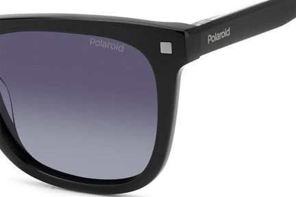 Okulary przeciwsłoneczne Polaroid PLD4167/S/X 807/WJ Polarized Prostokątne Czarne