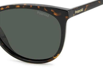 Okulary przeciwsłoneczne Polaroid PLD4161/S 086/UC Polarized Prostokątne Havana