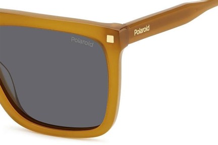 Слънчеви очила Polaroid PLD4166/S/X 40G/M9 Polarized Flat Top Кафява