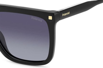 Okulary przeciwsłoneczne Polaroid PLD4166/S/X 807/WJ Polarized Flat Top Czarne