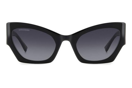 Слънчеви очила Dsquared2 D20132/S 807/9O Око на котка Черна