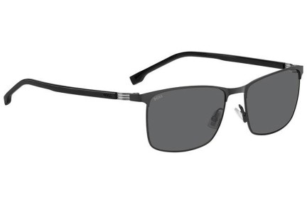 Okulary przeciwsłoneczne BOSS BOSS1635/S SVK/M9 Polarized Prostokątne Czarne