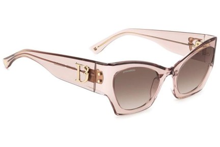 Ochelari de soare Dsquared2 D20132/S 8XO/HA Cat Eye Roz