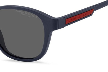 Okulary korekcyjne Tommy Hilfiger TH2085/CS FLL/M9 Polarized Prostokątne Niebieskie