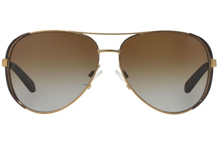 Ochelari de soare Michael Kors Chelsea MK5004 1014T5 Polarized Pilot Aurii