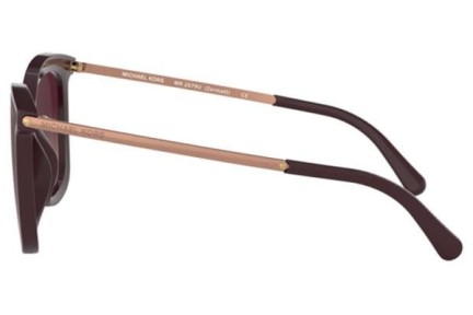 Okulary przeciwsłoneczne Michael Kors Zermatt MK2079U 33448H Kocie oczy Brązowe
