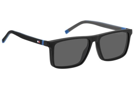 Okulary korekcyjne Tommy Hilfiger TH2086/CS 003/M9 Polarized Prostokątne Czarne