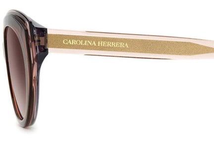 Napszemüvegek Carolina Herrera HER0250/S TUI/HA Cat Eye Bézs