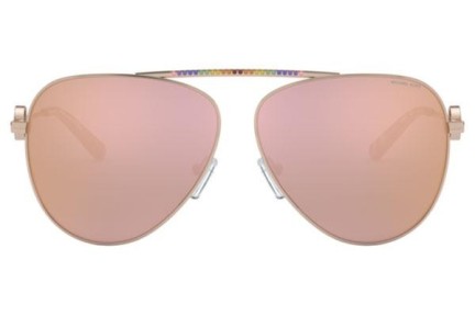 Okulary przeciwsłoneczne Michael Kors Salina MK1066B 11084Z Pilotki (Aviator) Złote