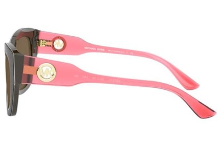 Okulary przeciwsłoneczne Michael Kors Palermo MK2119 335573 Kocie oczy Brązowe
