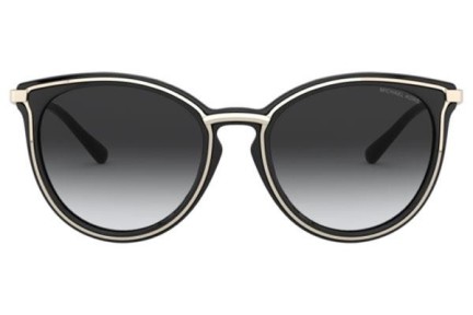 Okulary przeciwsłoneczne Michael Kors Brisbane MK1077 10148G Okrągłe Czarne