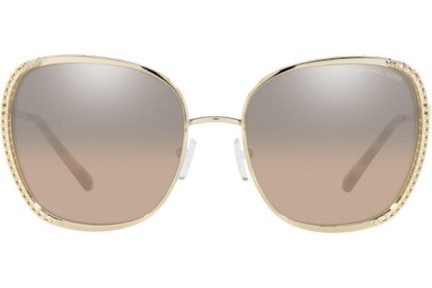 Okulary przeciwsłoneczne Michael Kors Amsterdam MK1090 10148Z Oversize Złote